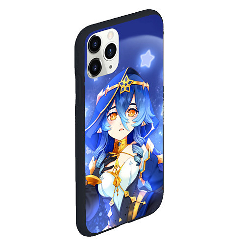 Чехол iPhone 11 Pro матовый Layla Genshin Impact / 3D-Черный – фото 2