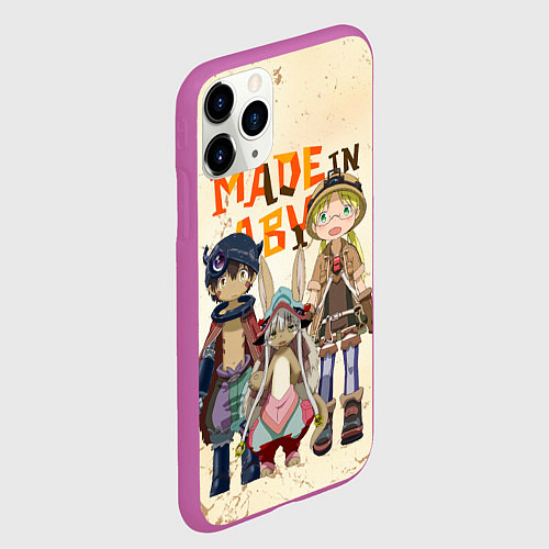 Чехол iPhone 11 Pro матовый Made in Abyss / 3D-Фиолетовый – фото 2