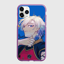 Чехол iPhone 11 Pro матовый Михаэль Кайзер, цвет: 3D-фиолетовый