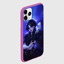 Чехол iPhone 11 Pro матовый Wednesday and Thing, цвет: 3D-фиолетовый — фото 2