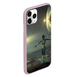 Чехол iPhone 11 Pro матовый Эльфийка в пустошах, цвет: 3D-розовый — фото 2