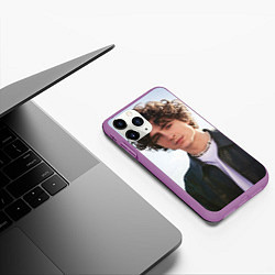 Чехол iPhone 11 Pro матовый Timothe for Variety, цвет: 3D-фиолетовый — фото 2