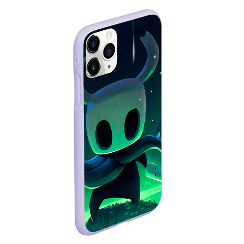 Чехол iPhone 11 Pro матовый Холлоу Найт / 3D-Светло-сиреневый – фото 2