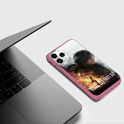 Чехол iPhone 11 Pro матовый Клайв и Джошуа Final fantasy XVI, цвет: 3D-малиновый — фото 2