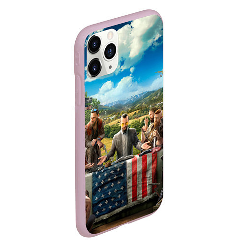 Чехол iPhone 11 Pro матовый Far Cry / 3D-Розовый – фото 2