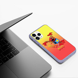 Чехол iPhone 11 Pro матовый Project Playtime - Бокси Бу, цвет: 3D-светло-сиреневый — фото 2