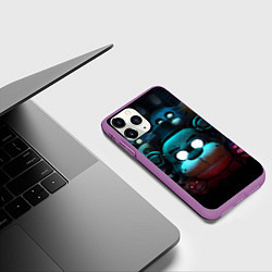 Чехол iPhone 11 Pro матовый Фредди VR, цвет: 3D-фиолетовый — фото 2