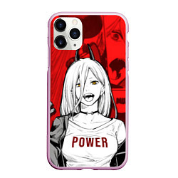 Чехол iPhone 11 Pro матовый Chainsaw Man: Power