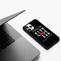 Чехол iPhone 11 Pro матовый Mechanics is COOL, цвет: 3D-черный — фото 2