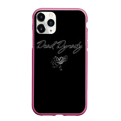 Чехол iPhone 11 Pro матовый Dead dynasty пегас фараон, цвет: 3D-малиновый