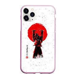 Чехол iPhone 11 Pro матовый Dragon Ball Сон Гоку, цвет: 3D-розовый