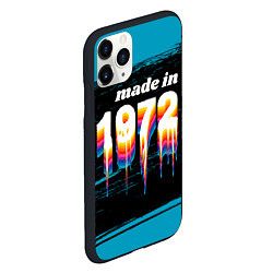 Чехол iPhone 11 Pro матовый Made in 1972: liquid art, цвет: 3D-черный — фото 2