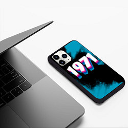 Чехол iPhone 11 Pro матовый Made in 1971: vintage art, цвет: 3D-черный — фото 2
