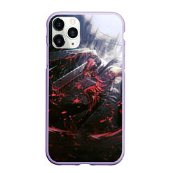 Чехол iPhone 11 Pro матовый Человек-бензопила - Дэнджи атакует