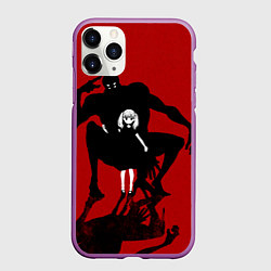 Чехол iPhone 11 Pro матовый Сиори Кобаякава и Сидэхико Хисигата - Летнее время, цвет: 3D-фиолетовый