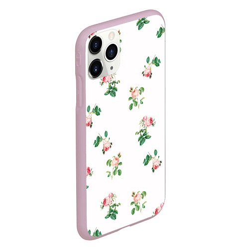 Чехол iPhone 11 Pro матовый Rose garden / 3D-Розовый – фото 2