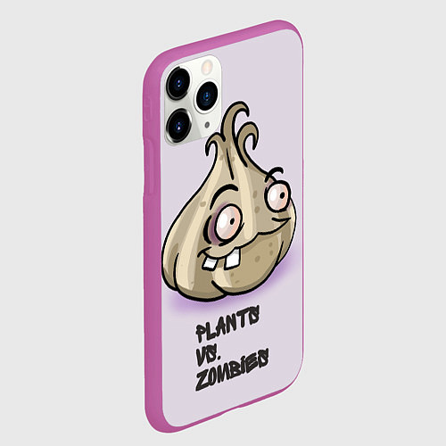 Чехол iPhone 11 Pro матовый Чеснок из игры / 3D-Фиолетовый – фото 2