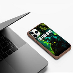 Чехол iPhone 11 Pro матовый Joel - last of us, цвет: 3D-коричневый — фото 2