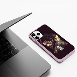 Чехол iPhone 11 Pro матовый The last of us art, цвет: 3D-розовый — фото 2