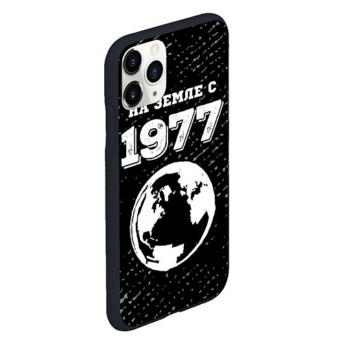 Чехол iPhone 11 Pro матовый На Земле с 1977: краска на темном / 3D-Черный – фото 2