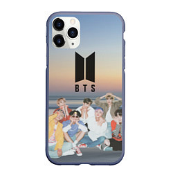 Чехол iPhone 11 Pro матовый BTS sunset