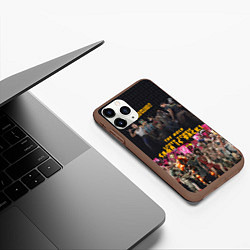 Чехол iPhone 11 Pro матовый Dead Island 2-персонажи, цвет: 3D-коричневый — фото 2
