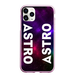 Чехол iPhone 11 Pro матовый Astro star, цвет: 3D-розовый