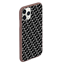 Чехол iPhone 11 Pro матовый B A P black n white pattern, цвет: 3D-коричневый — фото 2