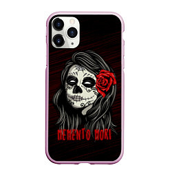 Чехол iPhone 11 Pro матовый Санта Муэрте - Memento Mori