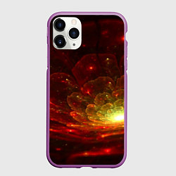 Чехол iPhone 11 Pro матовый Midjourney огненный бальзамин