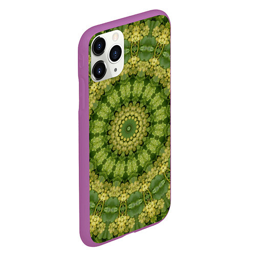 Чехол iPhone 11 Pro матовый Изобилие и богатство / 3D-Фиолетовый – фото 2