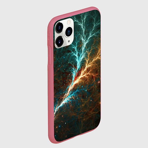 Чехол iPhone 11 Pro матовый Мультивселенные / 3D-Малиновый – фото 2