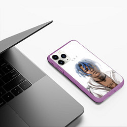 Чехол iPhone 11 Pro матовый XXXTentacion - art, цвет: 3D-фиолетовый — фото 2