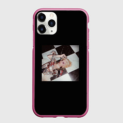 Чехол iPhone 11 Pro матовый Anikv - broken season, цвет: 3D-малиновый