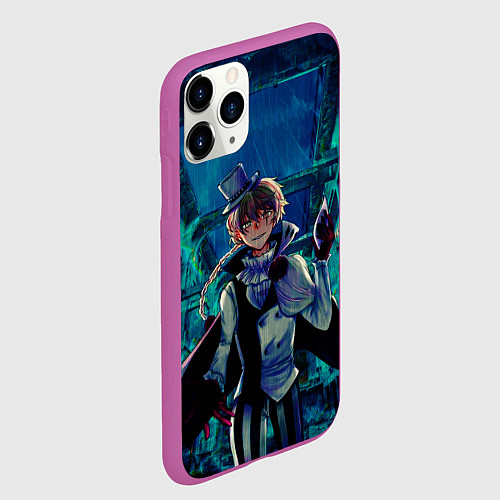 Чехол iPhone 11 Pro матовый Николай Гоголь Бродячие псы / 3D-Фиолетовый – фото 2