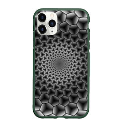 Чехол iPhone 11 Pro матовый Магическая пропасть, цвет: 3D-темно-зеленый