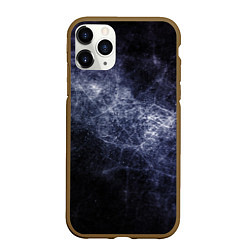 Чехол iPhone 11 Pro матовый Замерзающая галактика, цвет: 3D-коричневый
