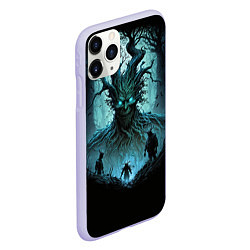 Чехол iPhone 11 Pro матовый Огромный энт, цвет: 3D-светло-сиреневый — фото 2