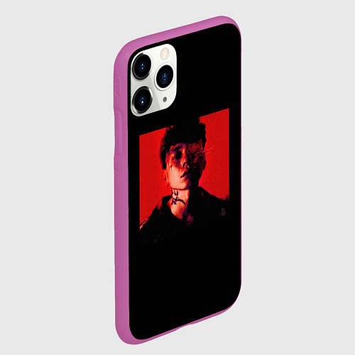 Чехол iPhone 11 Pro матовый Три дня дождя - отпускай / 3D-Фиолетовый – фото 2