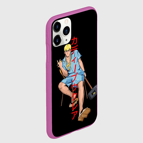 Чехол iPhone 11 Pro матовый Крутой учитель Онидзука / 3D-Фиолетовый – фото 2