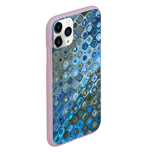 Чехол iPhone 11 Pro матовый Модный паттерн / 3D-Розовый – фото 2
