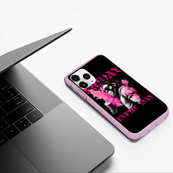 Чехол iPhone 11 Pro матовый Пятничный древний человек, цвет: 3D-розовый — фото 2