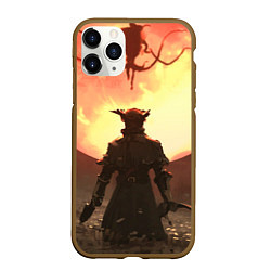 Чехол iPhone 11 Pro матовый Охотник против сущности, цвет: 3D-коричневый