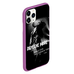 Чехол iPhone 11 Pro матовый Depeche Mode - Music for the Masses tour, цвет: 3D-фиолетовый — фото 2
