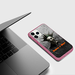 Чехол iPhone 11 Pro матовый Киш Горшок, цвет: 3D-малиновый — фото 2