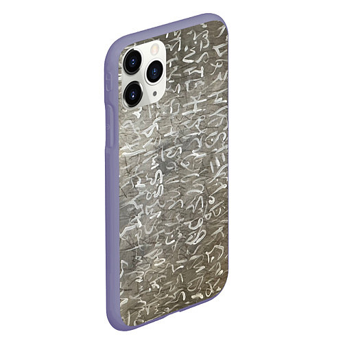 Чехол iPhone 11 Pro матовый An old letter / 3D-Серый – фото 2