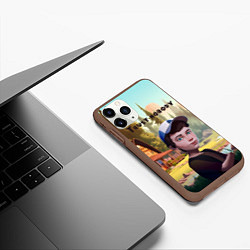 Чехол iPhone 11 Pro матовый Диппер Trust nobody, цвет: 3D-коричневый — фото 2