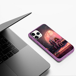 Чехол iPhone 11 Pro матовый Диппер и Мейбл - New part of this story, цвет: 3D-фиолетовый — фото 2