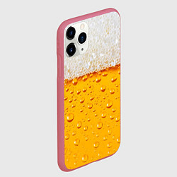 Чехол iPhone 11 Pro матовый Пенное, цвет: 3D-малиновый — фото 2