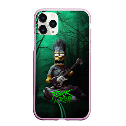 Чехол iPhone 11 Pro матовый Simpsons hard rock